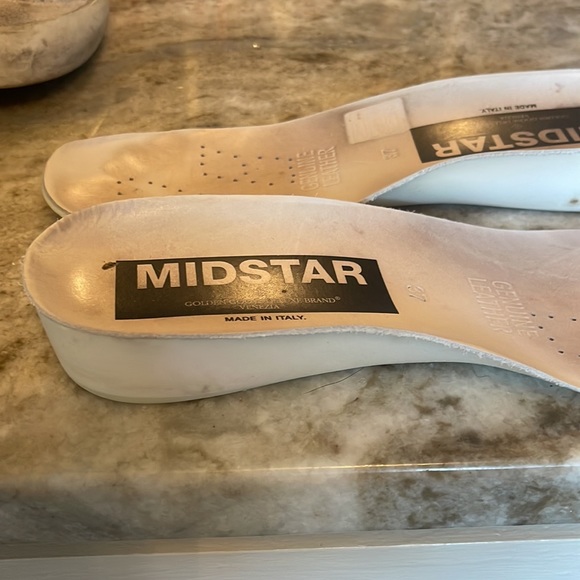 Golden Goose mid star, leather leopard sneaker w gold star, size 37, with box - Picture 15 of 16